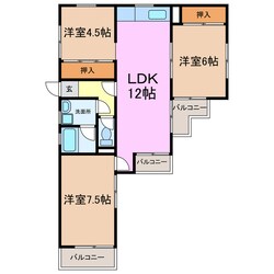 ロアール赤池の物件間取画像